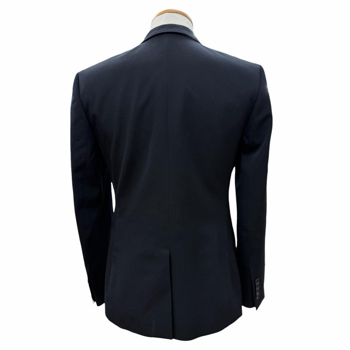 Excellent Dior HOMME tailored jacket black wool mens 44 633C293A3576