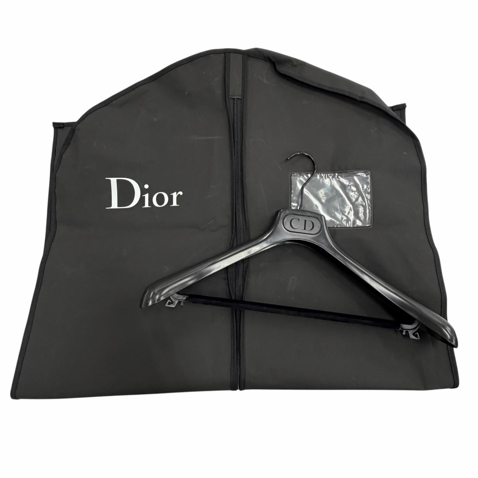 Excellent Dior HOMME tailored jacket black wool mens 44