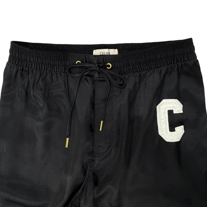 Excellent CELINE Pants Athletic pants black Rayon Women 38 2P535164I