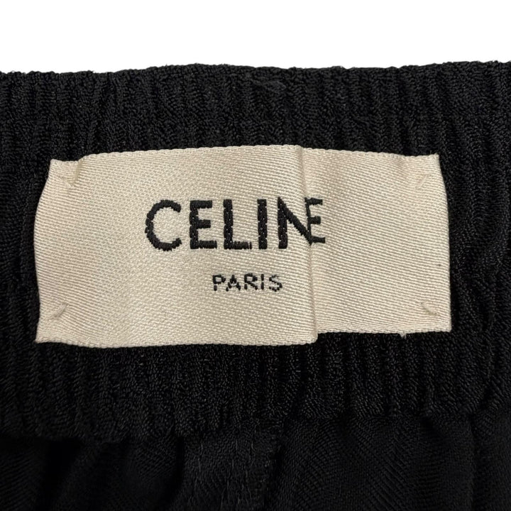 Excellent CELINE Pants Athletic pants black Rayon Women 38 2P535164I