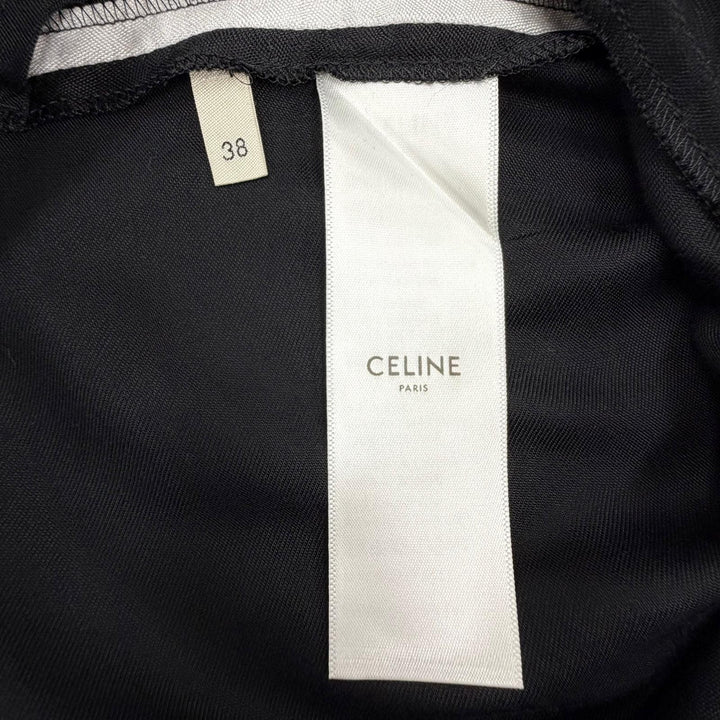 Excellent CELINE Pants Athletic pants black Rayon Women 38 2P535164I
