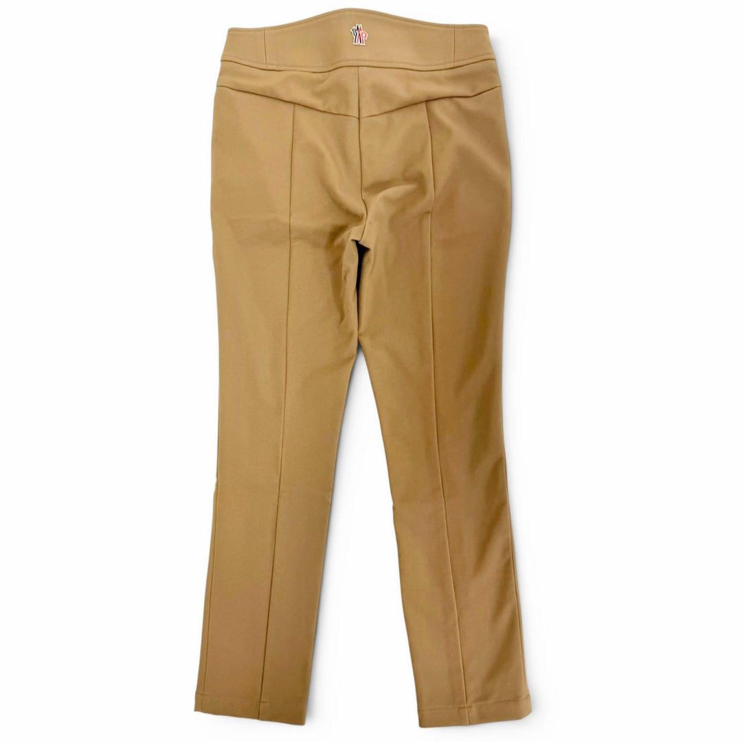 Pristine MONCLER GRENOBLE Pants PANTALONE Logo patch, tailored fit. Brown 40