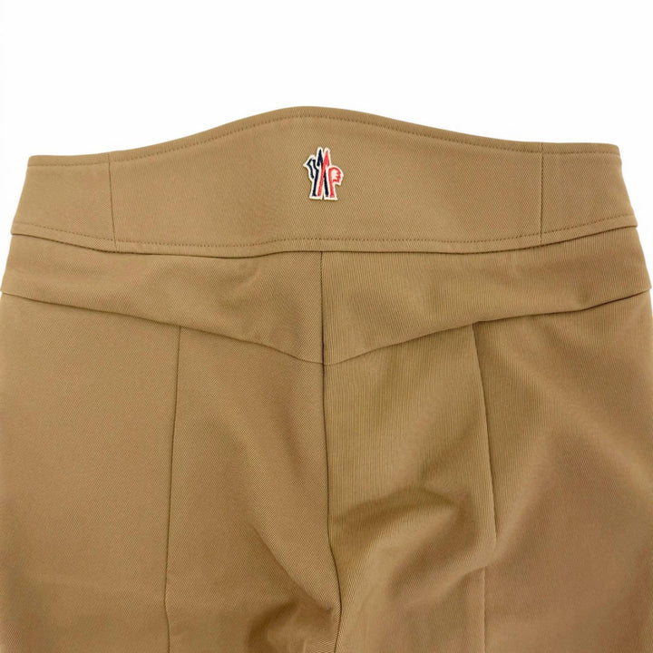 Pristine MONCLER GRENOBLE Pants PANTALONE Logo patch, tailored fit. Brown 40