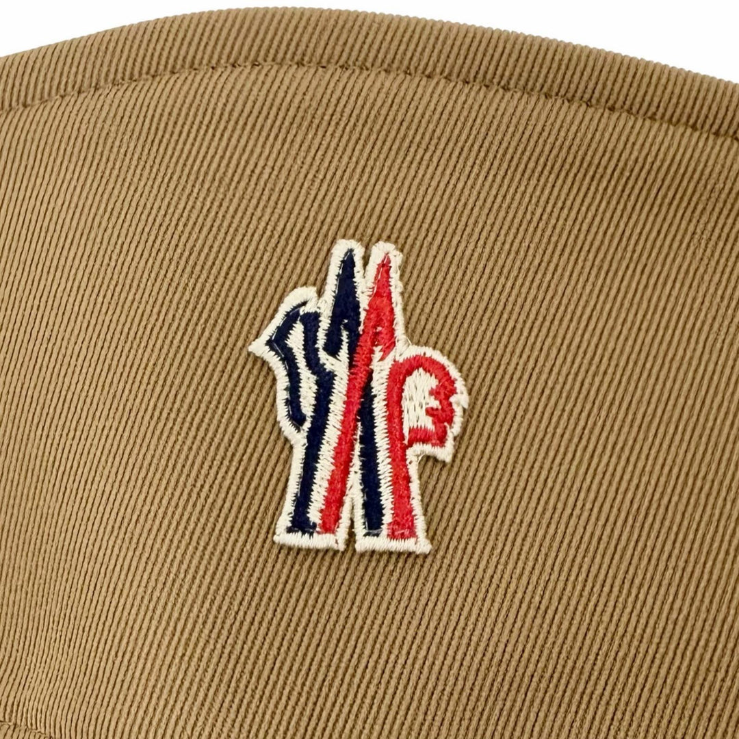Pristine MONCLER GRENOBLE Pants PANTALONE Logo patch, tailored fit. Brown 40