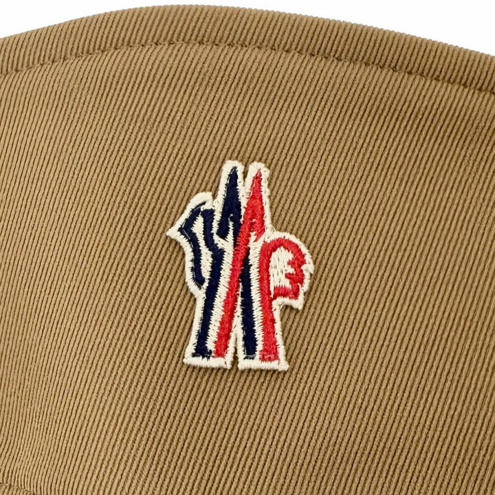 Pristine MONCLER GRENOBLE Pants PANTALONE Logo patch, tailored fit. Brown 40