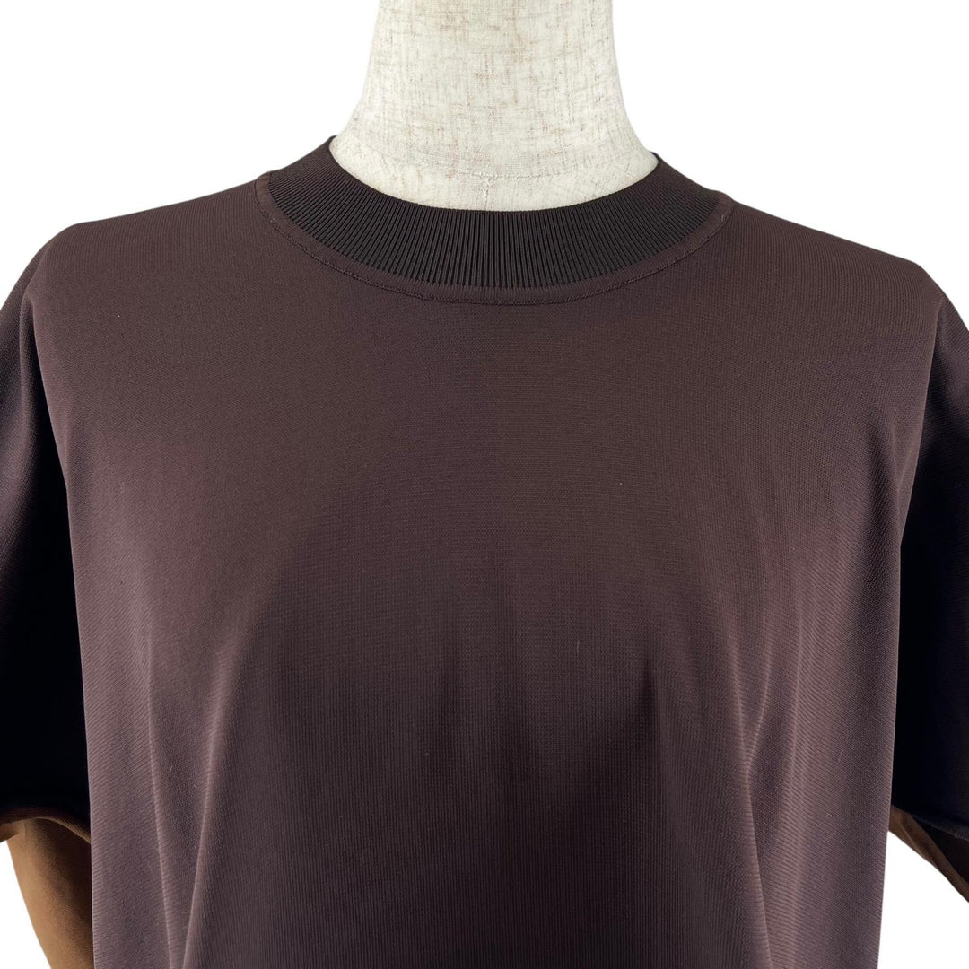 Great BOTTEGAVENETA T-shirt Drape T-shirt Brown Rayon Women XS 629983