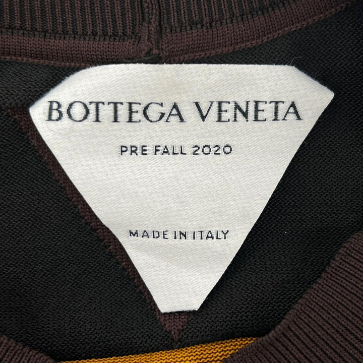 Great BOTTEGAVENETA T-shirt Drape T-shirt Brown Rayon Women XS 629983