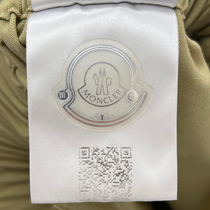 Excellent MONCLER Pants PANTALONE Wide Easy beige wool Women S
