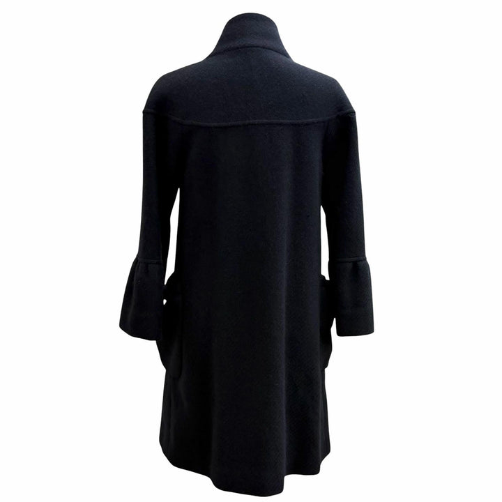 Great LEONARD FASHION coat Stand collar with logo button black Angola 1 0368989