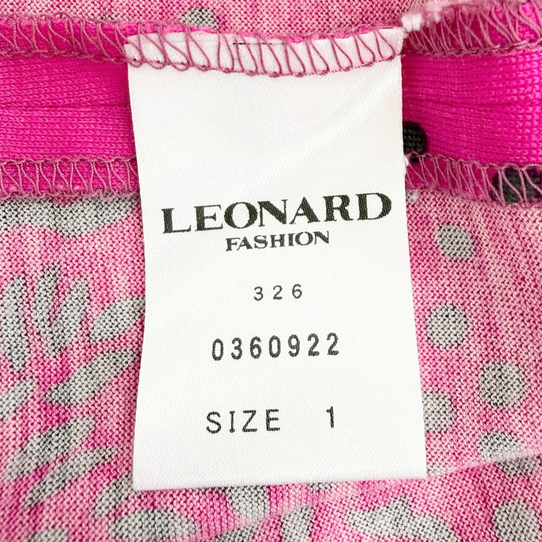 Excellent LEONARD FASHION one piece All-over print design crew neck 1 0360922