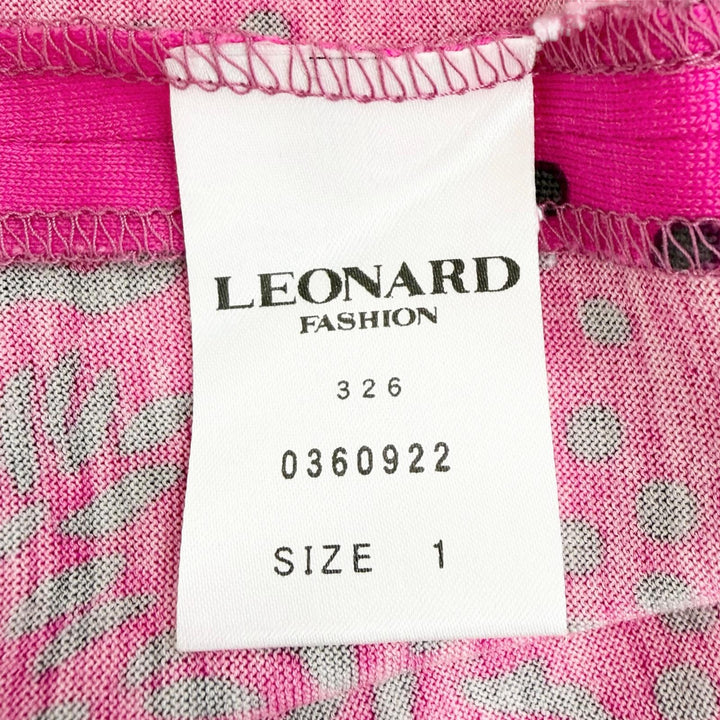 Excellent LEONARD FASHION one piece All-over print design crew neck 1 0360922