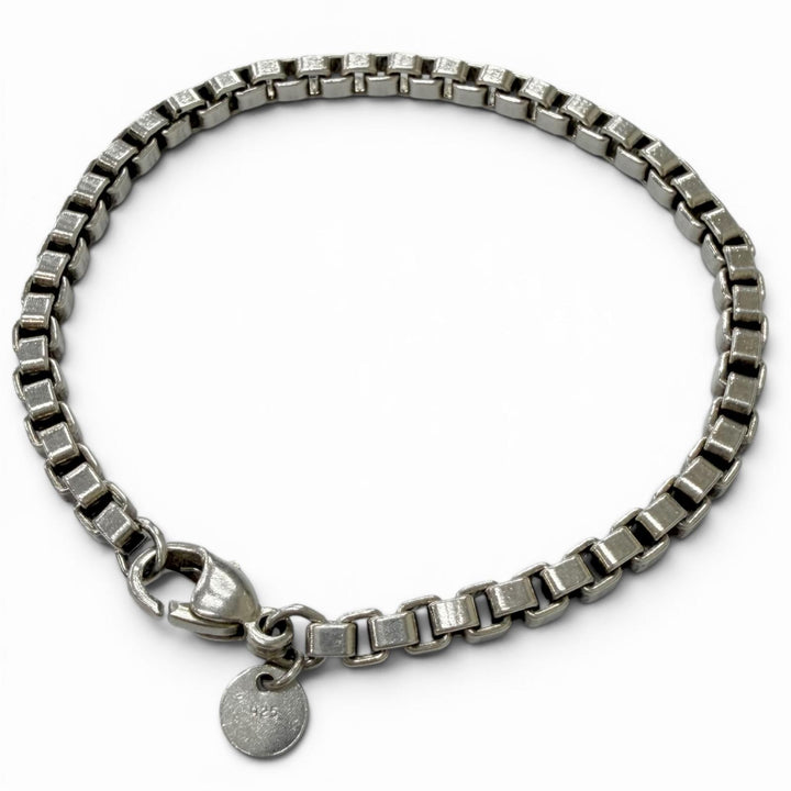 Great TIFFANY&Co. bracelet Venetian Silver SV925 mens