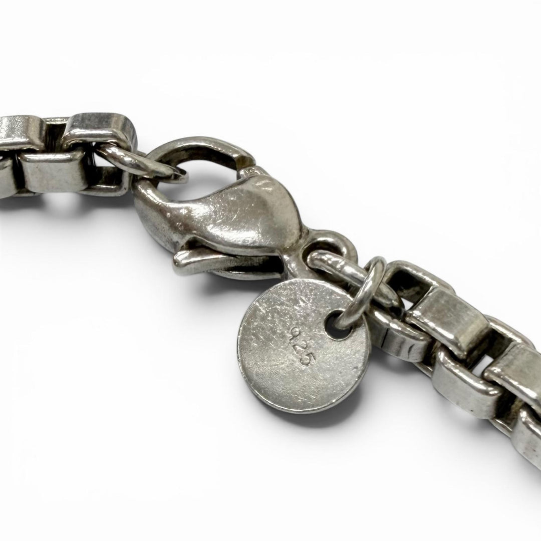 Great TIFFANY&Co. bracelet Venetian Silver SV925 mens