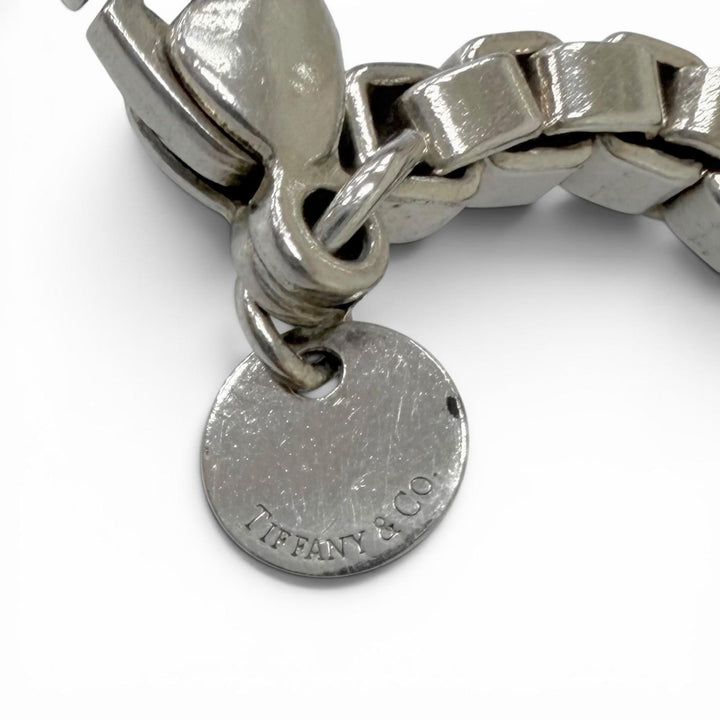 Great TIFFANY&Co. bracelet Venetian Silver SV925 mens