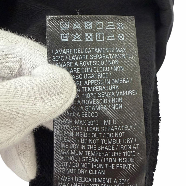 Pristine BALENCIAGA hoodie Campaign logo print pullover black