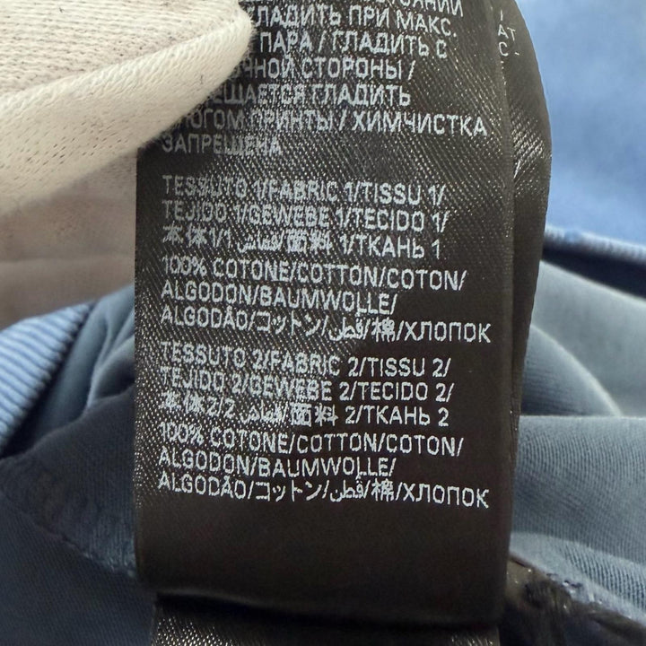 Pristine BALENCIAGA hoodie Destroy Layered Sports Hoodie Light blue