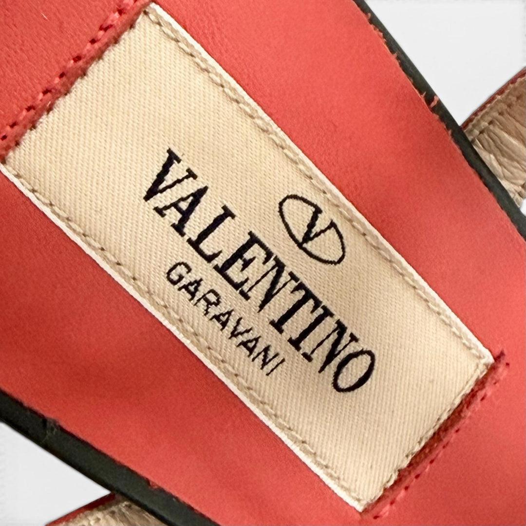 Pristine Valentino Garavani Sandals Rockstud Ankle Sandals 36 KW2S0838