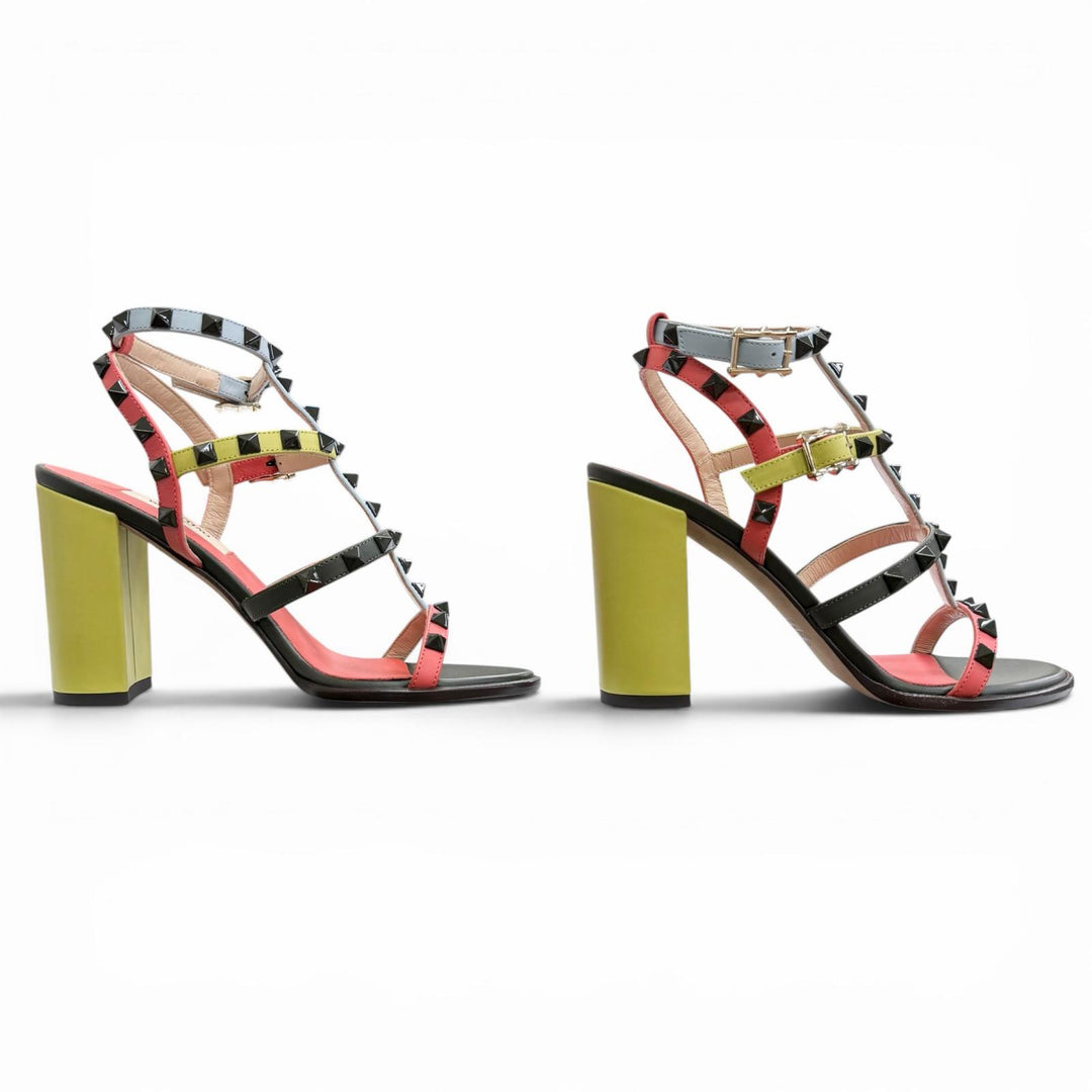 Pristine Valentino Garavani Sandals Rockstud Ankle Sandals 36 KW2S0838