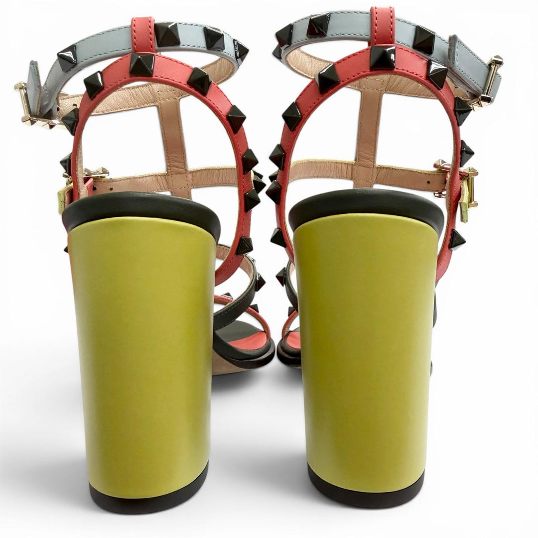 Pristine Valentino Garavani Sandals Rockstud Ankle Sandals 36 KW2S0838