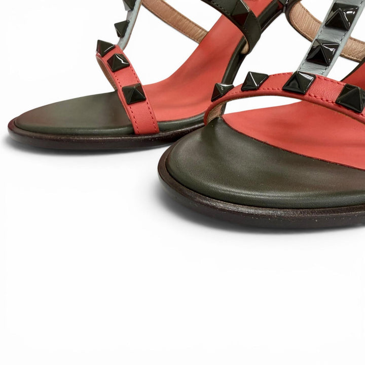 Pristine Valentino Garavani Sandals Rockstud Ankle Sandals 36 KW2S0838