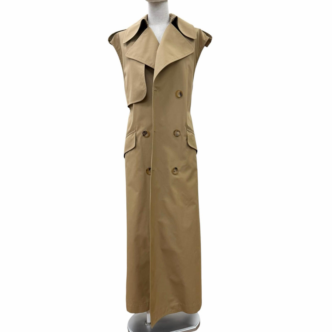 Excellent COMME des GARCONS JUNYA WATANABE MAN coat sleeveless design beige S