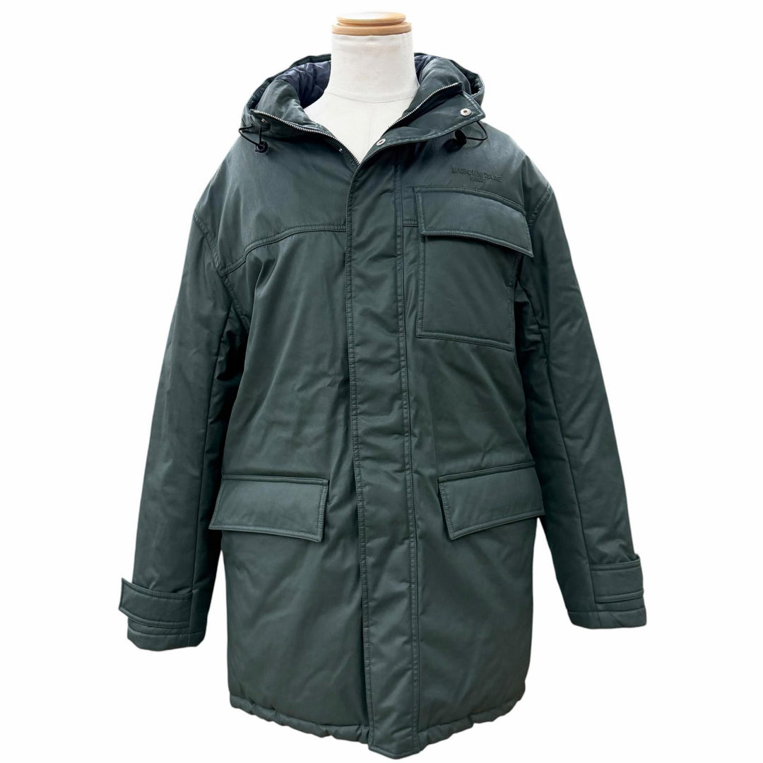 Pristine MAISON KITSUNE Mod coat khaki polyamide mens S HU02280WE0003
