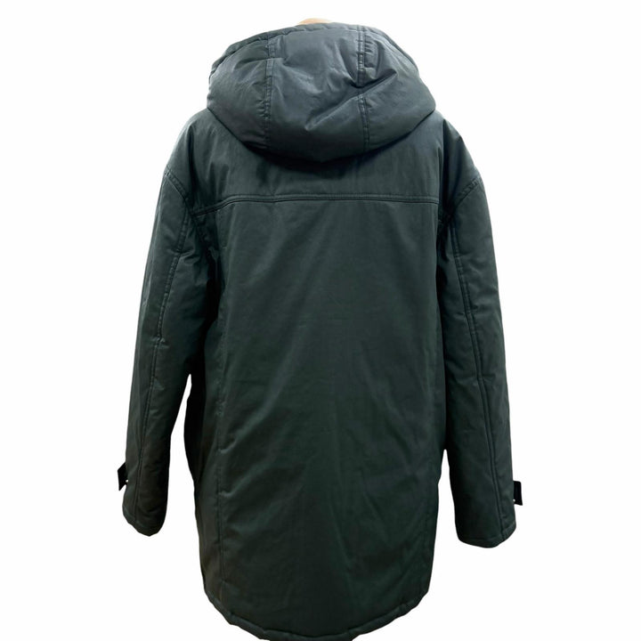 Pristine MAISON KITSUNE Mod coat khaki polyamide mens S HU02280WE0003