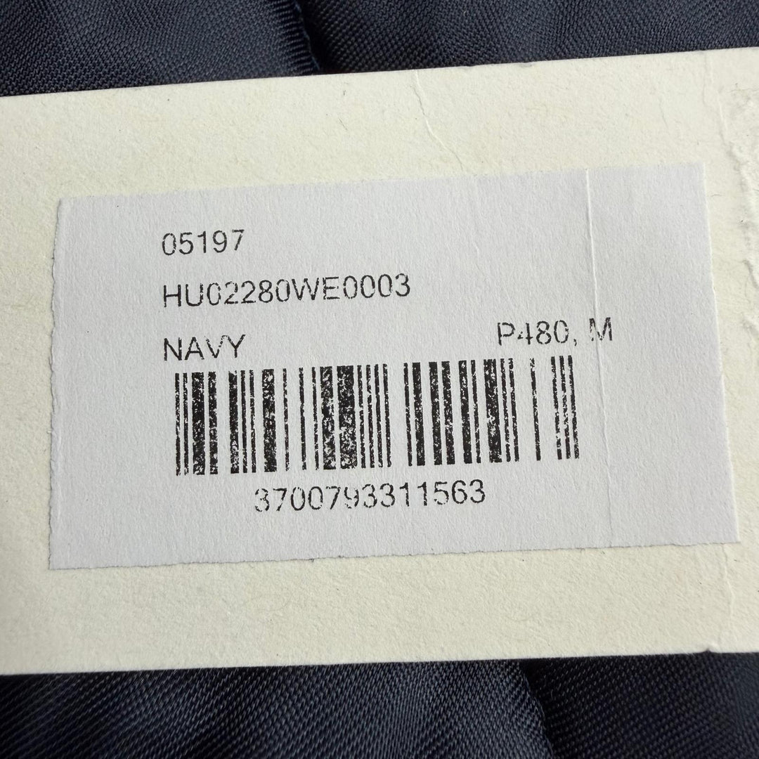 Pristine MAISON KITSUNE mountain hoodie Navy polyamide mens M HU02280WE0003