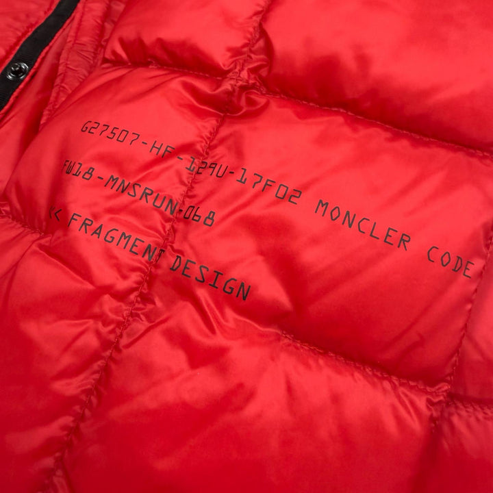 Excellent MONCLER GENIUS 3 Down jacket HOTZ Red Nylon mens 1