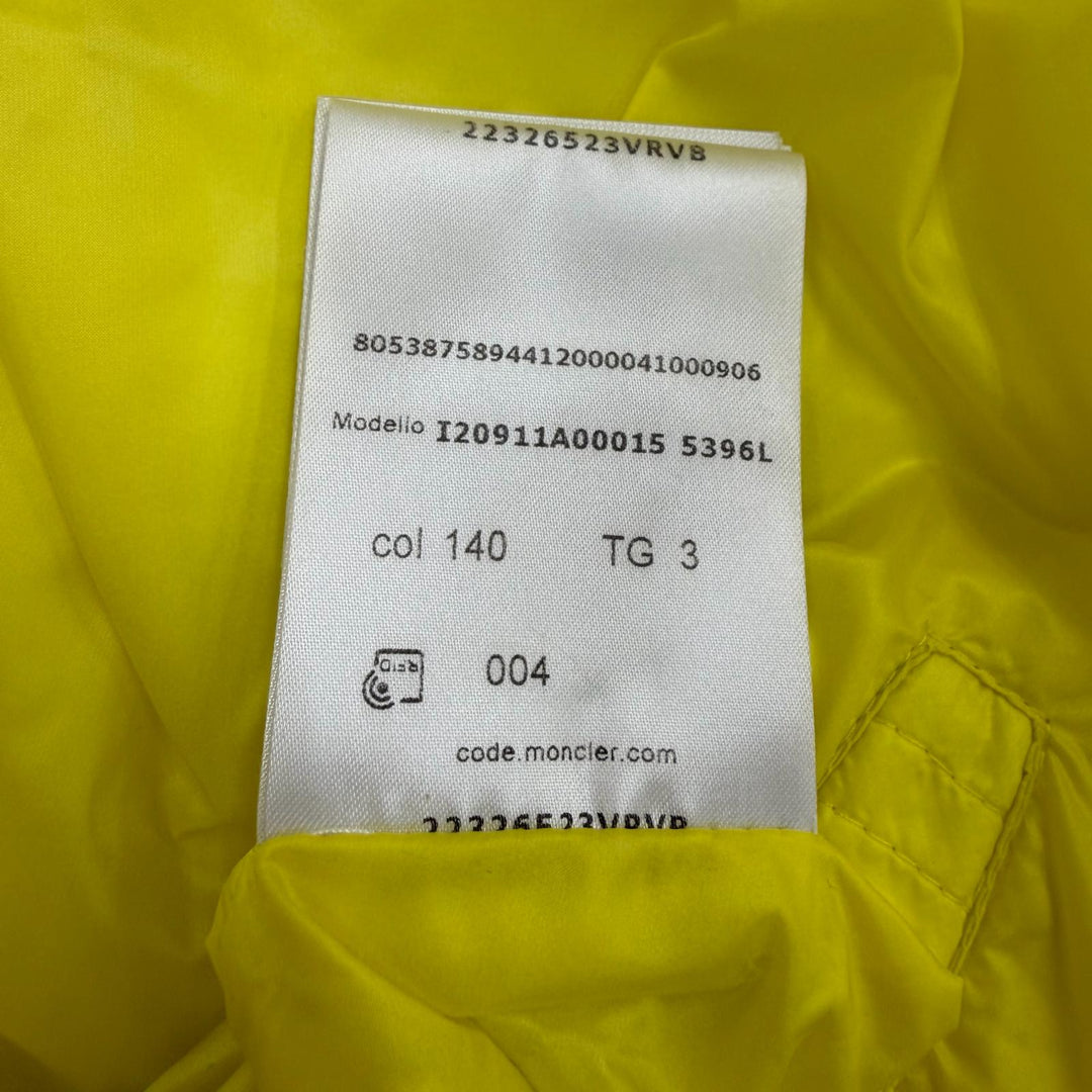 Great MONCLER Down jacket CITALA yellow Nylon mens 3