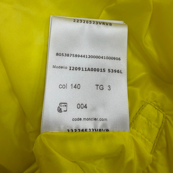 Great MONCLER Down jacket CITALA yellow Nylon mens 3