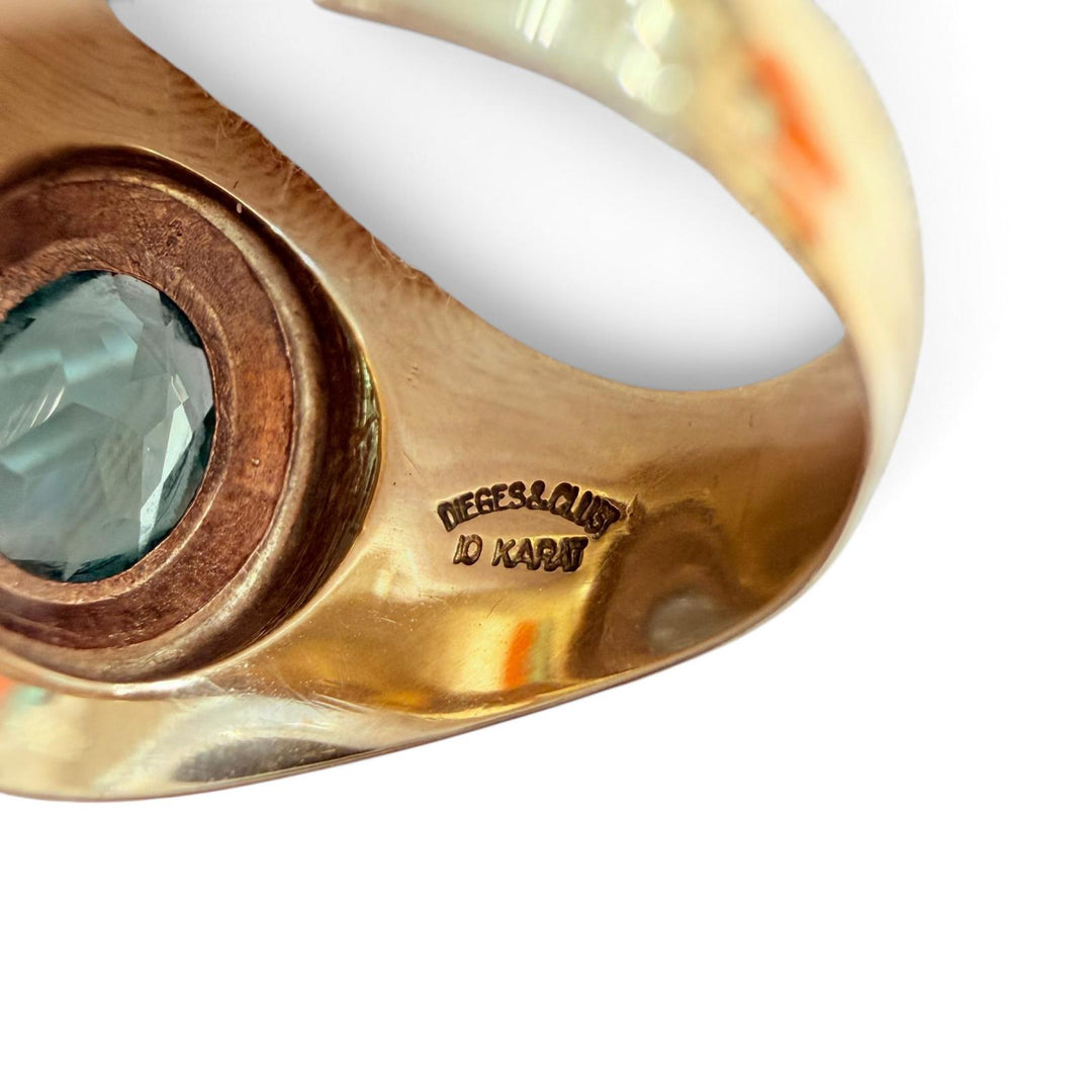 Excellent DIEGES&CLUST社 Ring ring ARCHBALD HIGH SCHOOL College Ring gold 10K