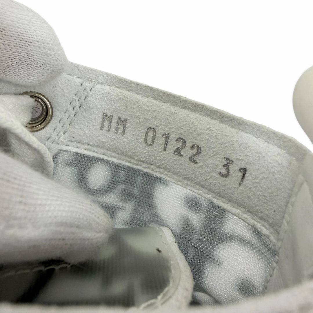 Pristine Christian Dior High cut sneakers Oblique High Top Gray Kids 31 B23