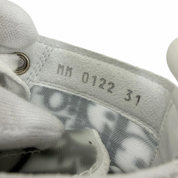 Pristine Christian Dior High cut sneakers Oblique High Top Gray Kids 31 B23