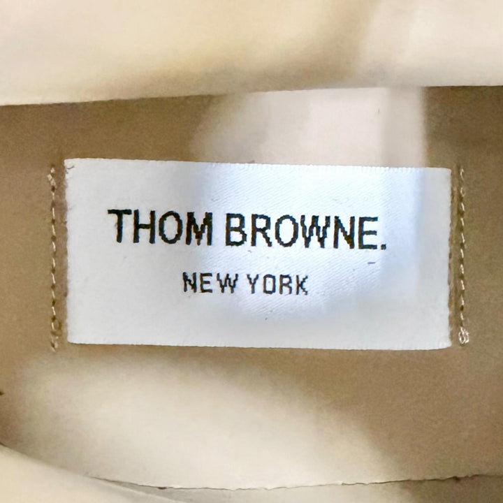 Pristine THOM BROWNE Ankle boots Pebblegrain wingtip boots black 38 FFB018B