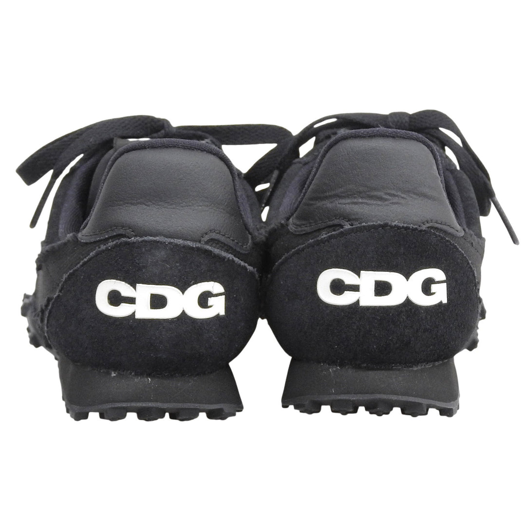 Excellent NIKE COMME des GARCONS sneakers Waffle Racer CDG black 25cm CU9080-002