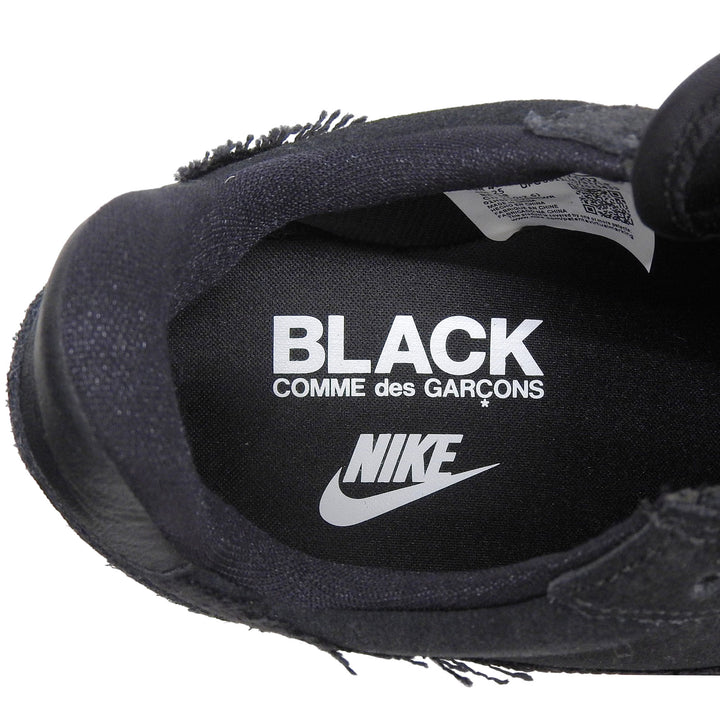 Excellent NIKE COMME des GARCONS sneakers Waffle Racer CDG black 25cm CU9080-002