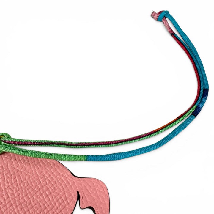 Pristine HERMES charm Petit H Bag Charm Cheval Horse horse pink Epsom Women