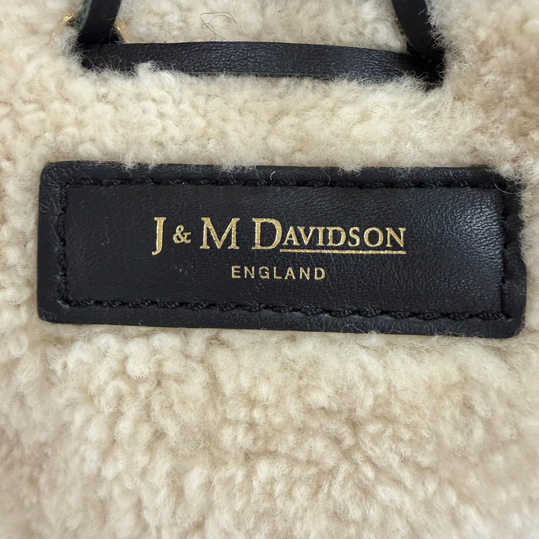 Excellent J&M Davidson Shoulder Bag Charleston Collection Carnival Mouton 2-Way