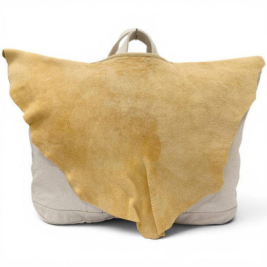 Pristine VISVIM Tote Bag UT.RIME TOTE(L) Suede leather canvas large