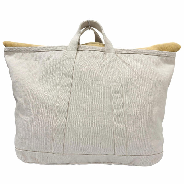 Pristine VISVIM Tote Bag UT.RIME TOTE(L) Suede leather canvas large