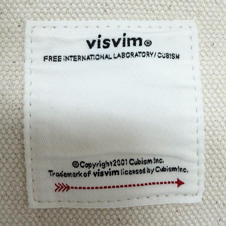 Pristine VISVIM Tote Bag UT.RIME TOTE(L) Suede leather canvas large