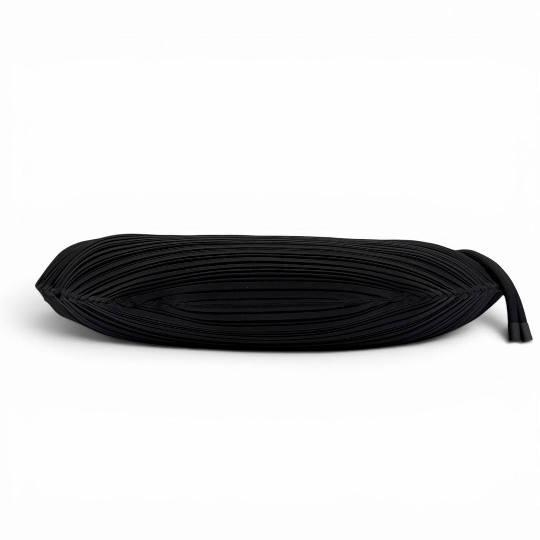 Excellent PLEATS PLEASE Sling bag Pleated drawstring black Women PP39AG536