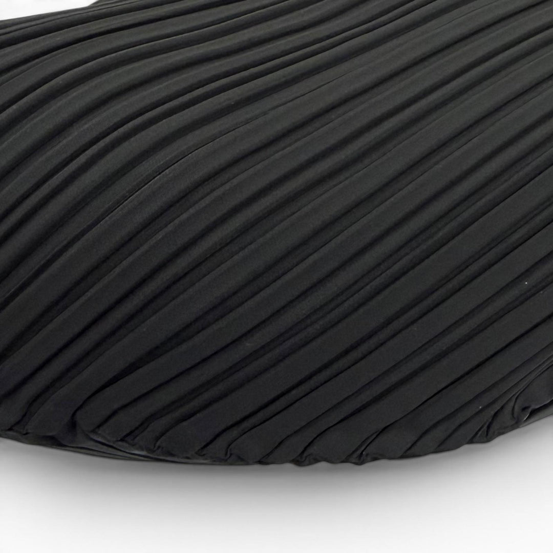 Excellent PLEATS PLEASE Sling bag Pleated drawstring black Women PP39AG536