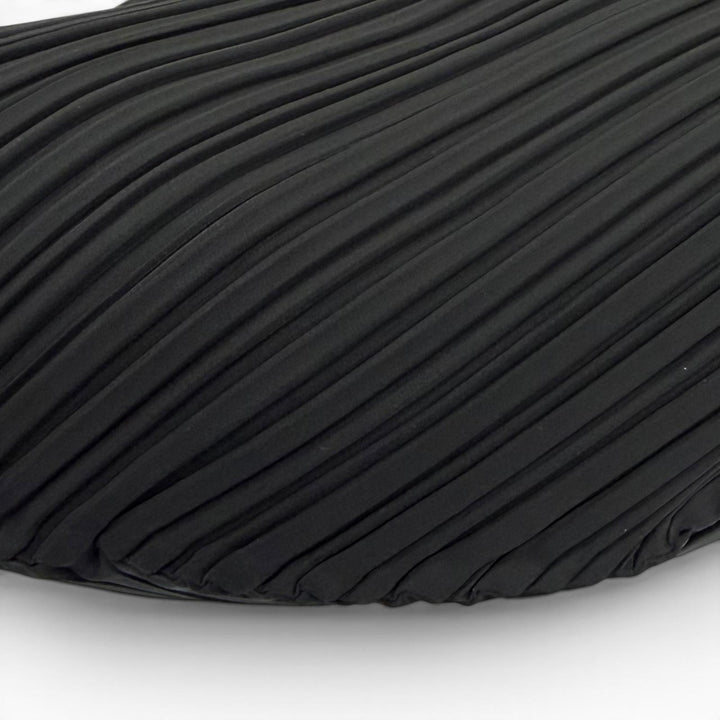 Excellent PLEATS PLEASE Sling bag Pleated drawstring black Women PP39AG536