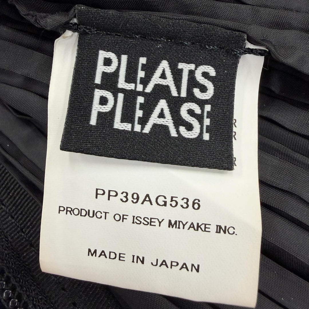 Excellent PLEATS PLEASE Sling bag Pleated drawstring black Women PP39AG536
