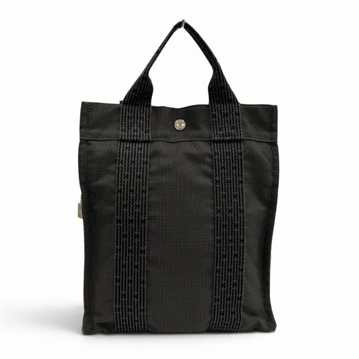 Excellent HERMES Backpack Daypack Her Line add PM gray polyamide Women