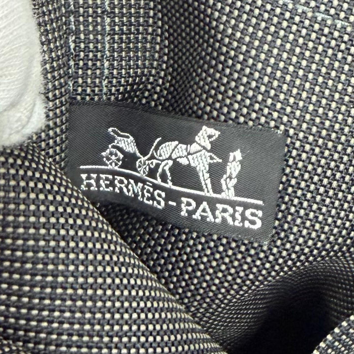 Excellent HERMES Backpack Daypack Her Line add PM gray polyamide Women