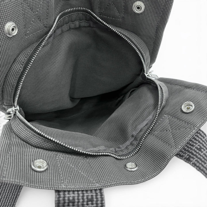 Excellent HERMES Backpack Daypack Her Line add PM gray polyamide Women