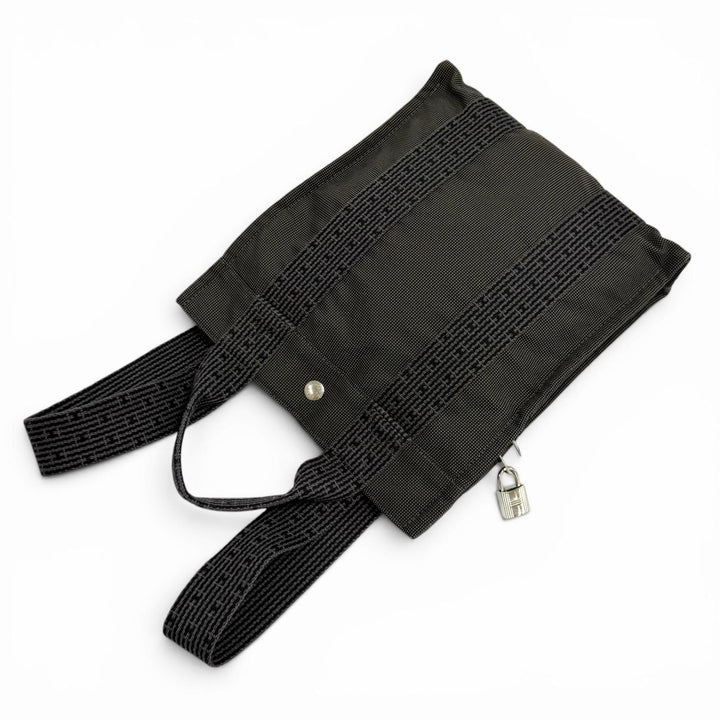 Excellent HERMES Backpack Daypack Her Line add PM gray polyamide Women